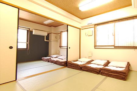 Big Japanese-style room