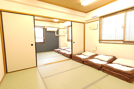 Big Japanese-style room